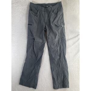 Eddie Bauer Pants Mens Large 31x34 Gray Relaxed Straight Leg Convertible Stretch